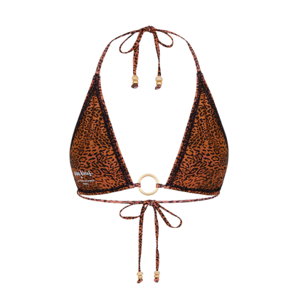 Kulani Kinis Ring Halter Bikini Top - Wild Rose - FINAL SALE