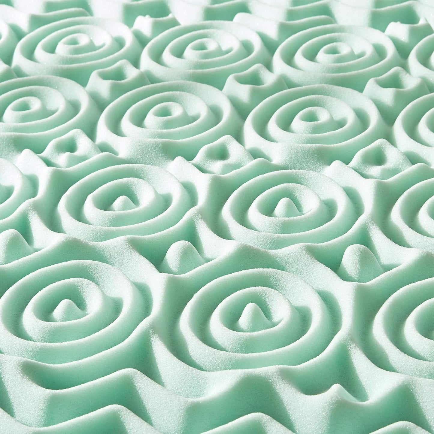 2 Inch 7-Zone Memory Foam Mattress Topper With Calming Aloe Infusion