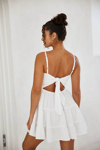 Blanco By Nature Kaia Mini Dress - White