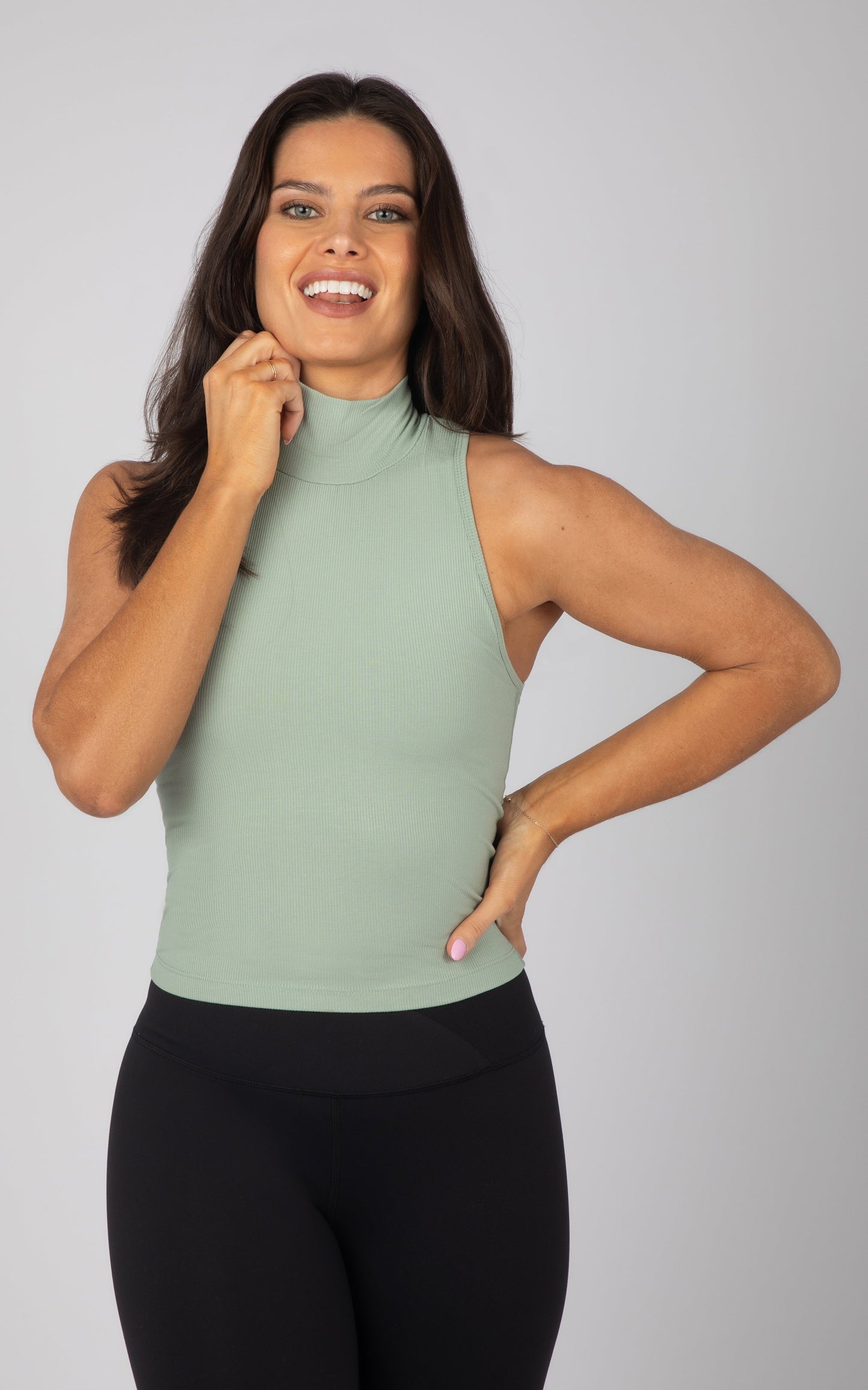90 Degree by Reflex 2 PK Mock Neck Tank Top