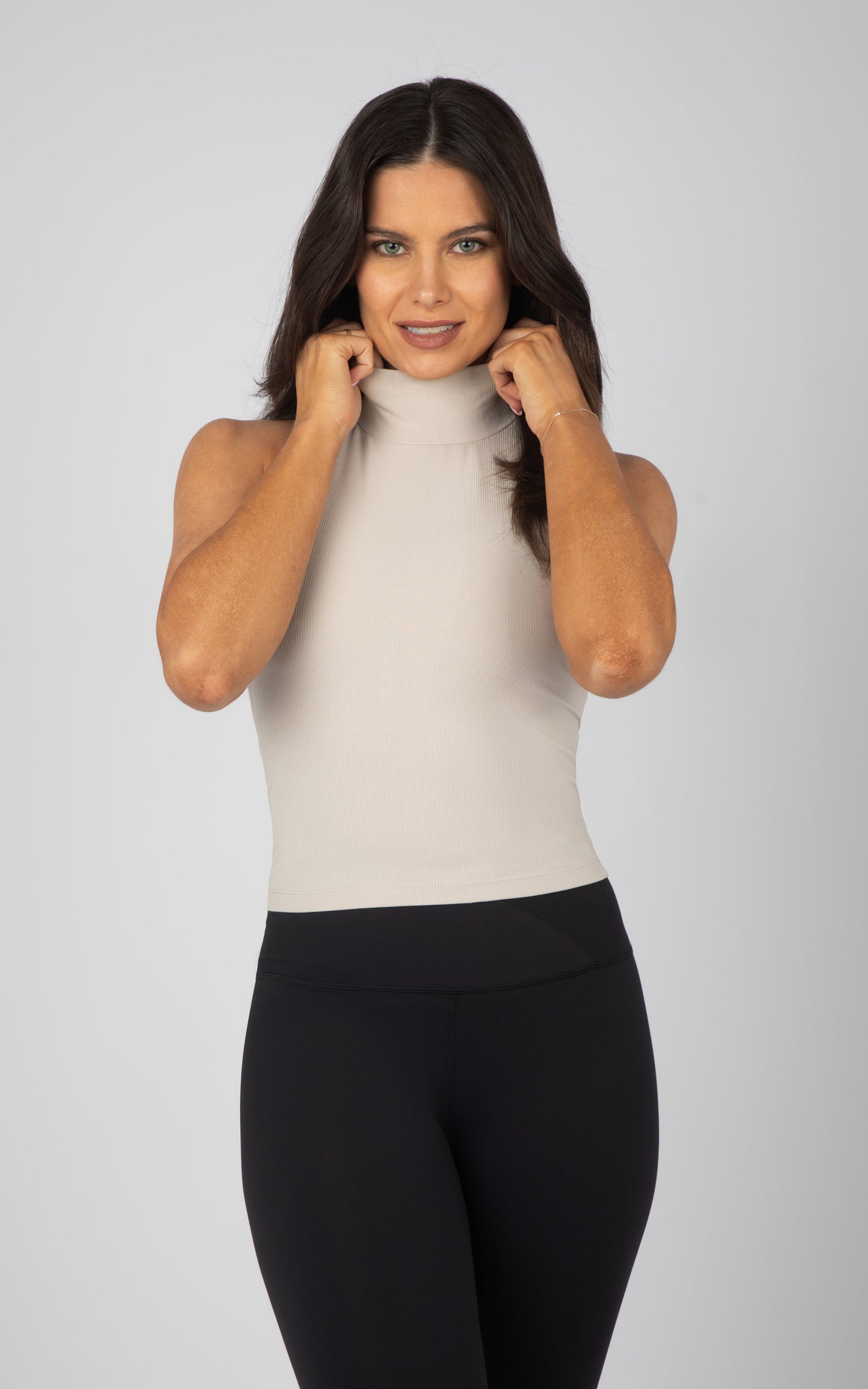 90 Degree by Reflex 2 PK Mock Neck Tank Top