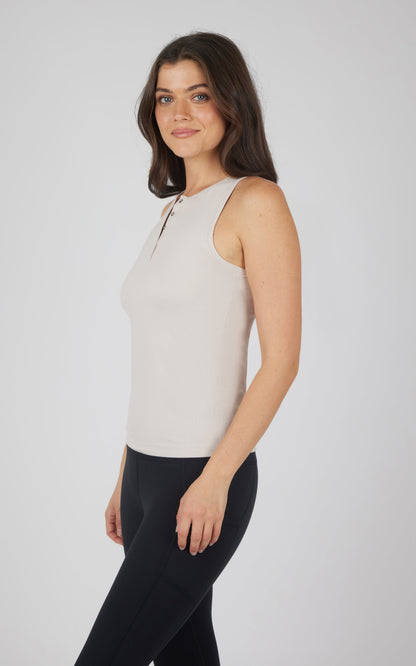 90 Degree by Reflex Heavenly Rib Henley Tank