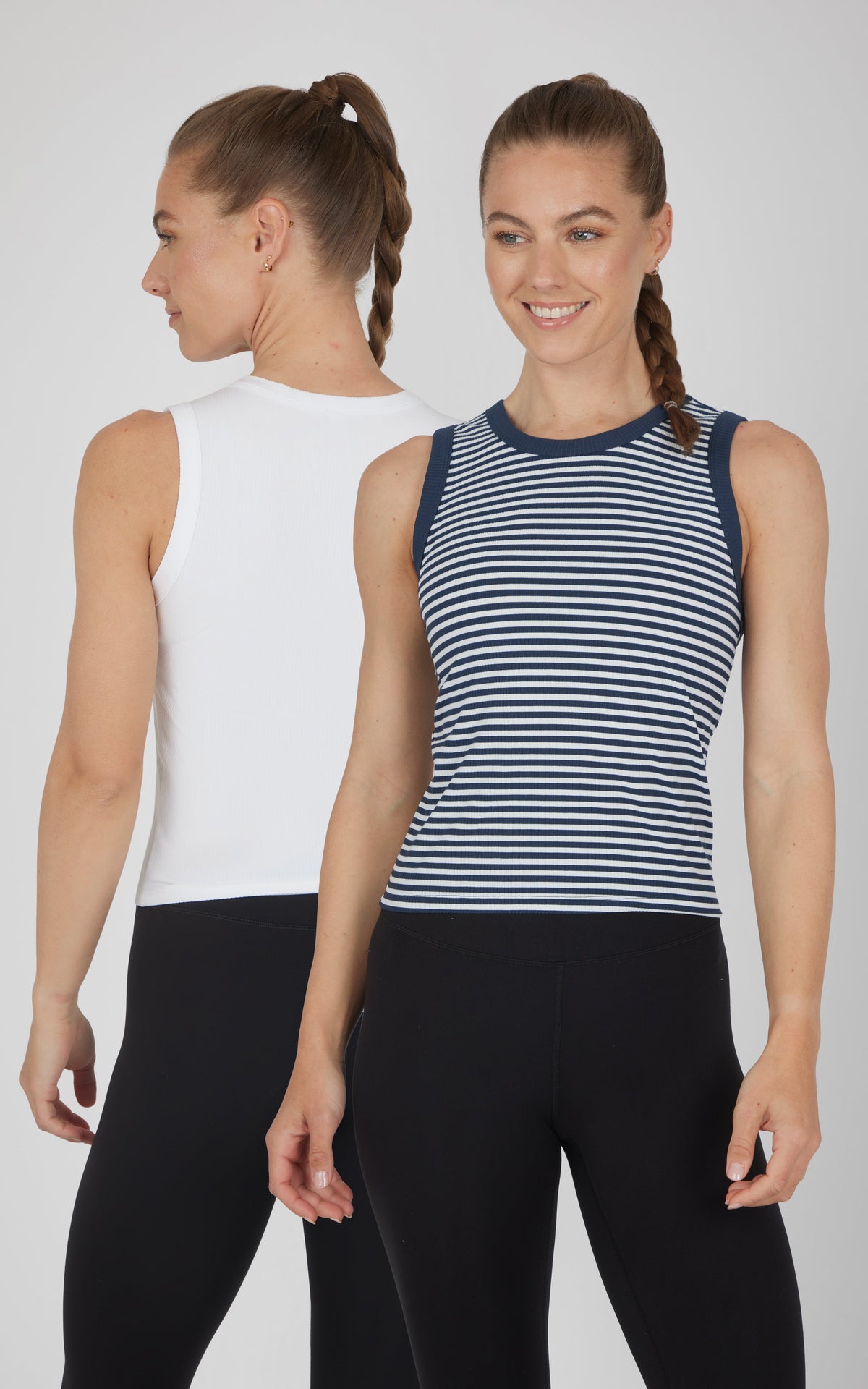 90 Degree by Reflex 2 PK Ribbed Cambria Tank