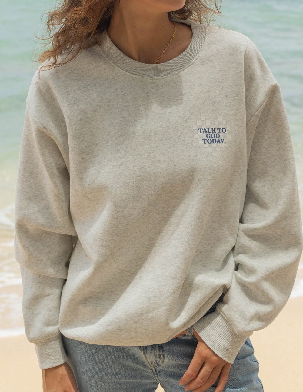 Elevated Faith Talk to God Unisex Crewneck