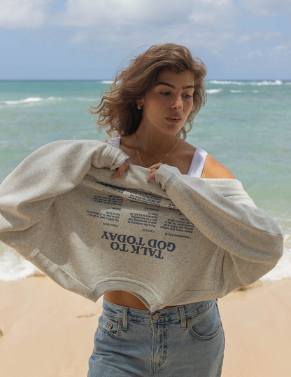 Elevated Faith Talk to God Unisex Crewneck