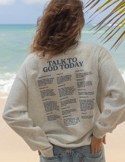 Elevated Faith Talk to God Unisex Crewneck