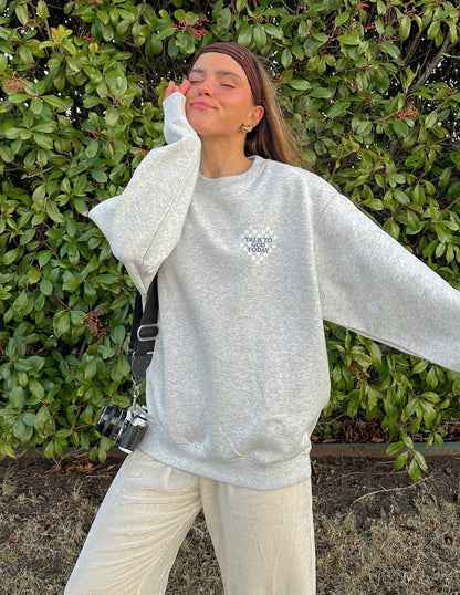 Elevated Faith Talk to God Unisex Crewneck
