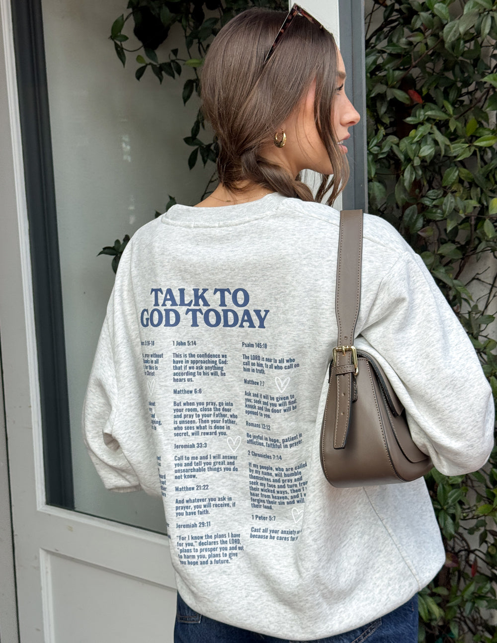 Elevated Faith Talk to God Unisex Crewneck