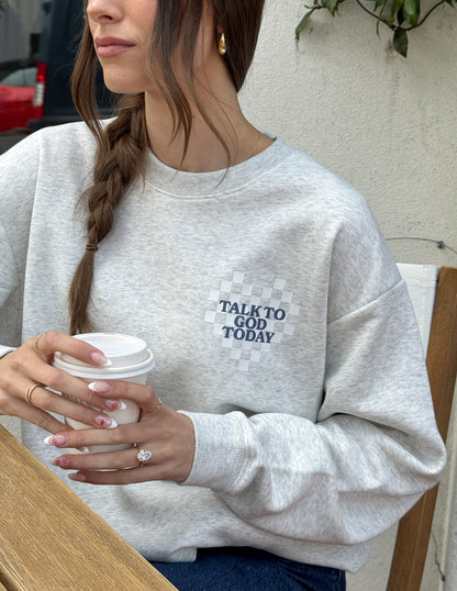 Elevated Faith Talk to God Unisex Crewneck