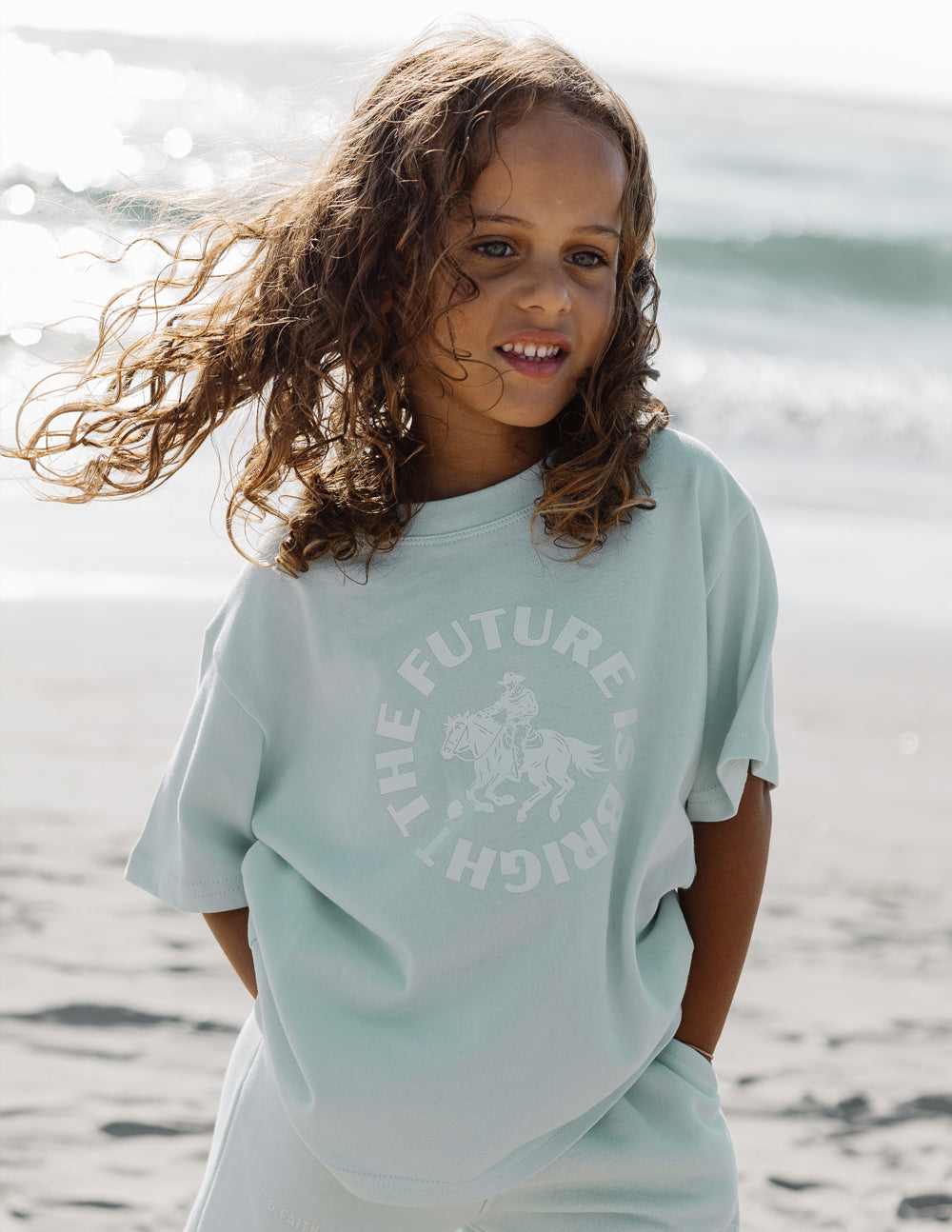 Elevated Faith The Future Is Bright Kids Tee