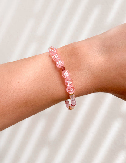 Elevated Faith The Way Letter Bracelet