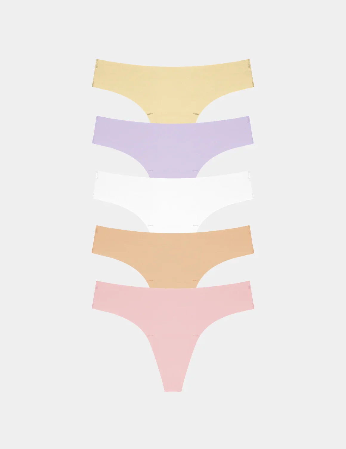 Essential No-Show Thong 5-Pack - Last Call