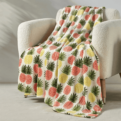 Elegant Comfort 50" x 70" Decorative Flannel Fleece Throw Blanket