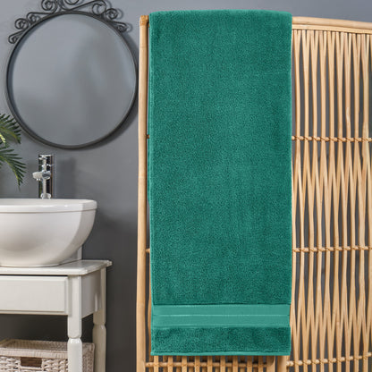 Elegant Comfort 1-Piece Premium Turkish Cotton Three Line Popcorn Oversized Bath Sheet Towel 40 x 80 Inch