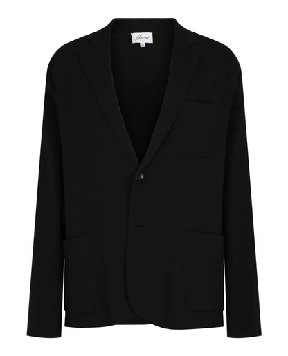 Brioni Knit Single-Breasted Blazer