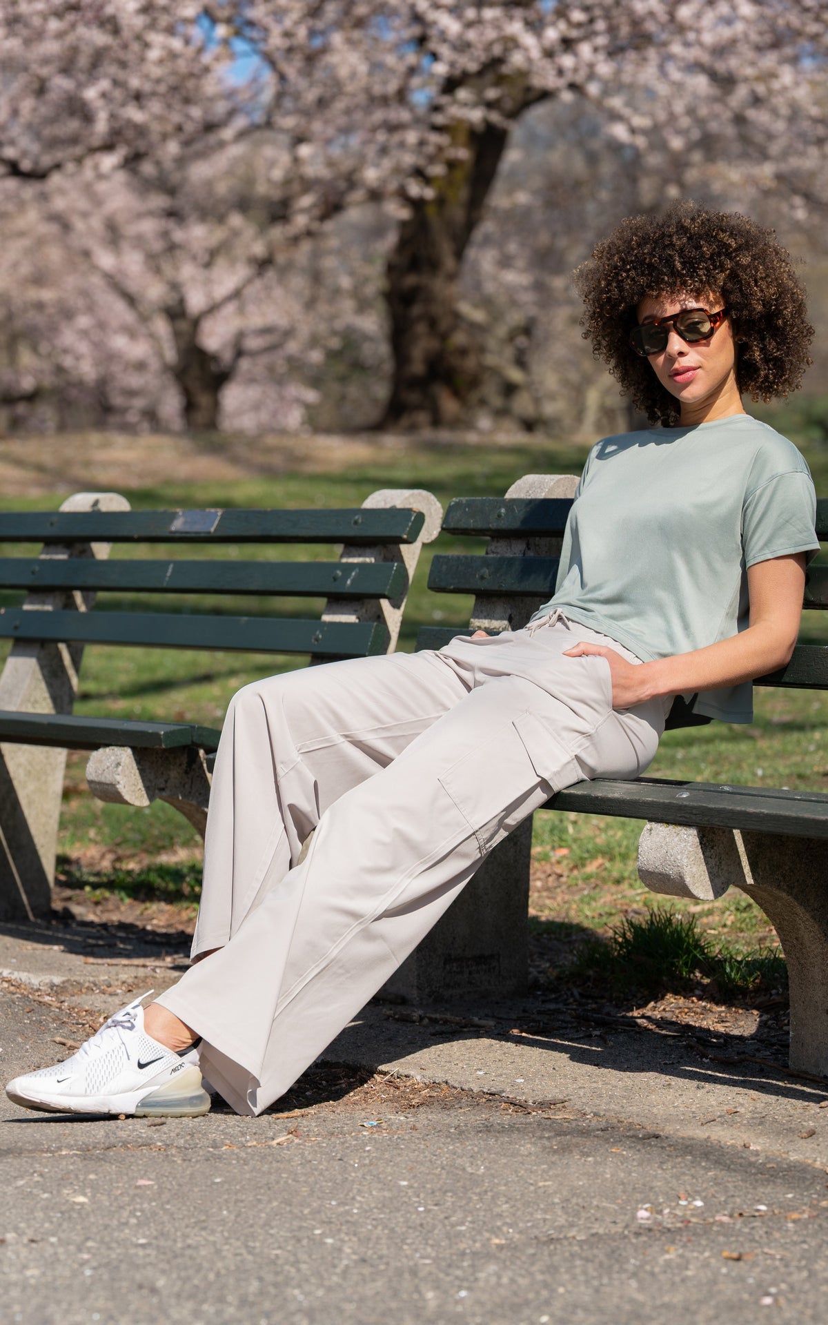 90 Degree by Reflex Lightstreme Wide Leg Cargo Pocket Pant