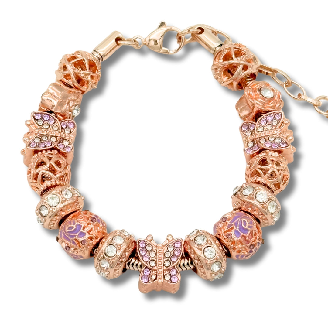Blushing Butterfly Bracelet
