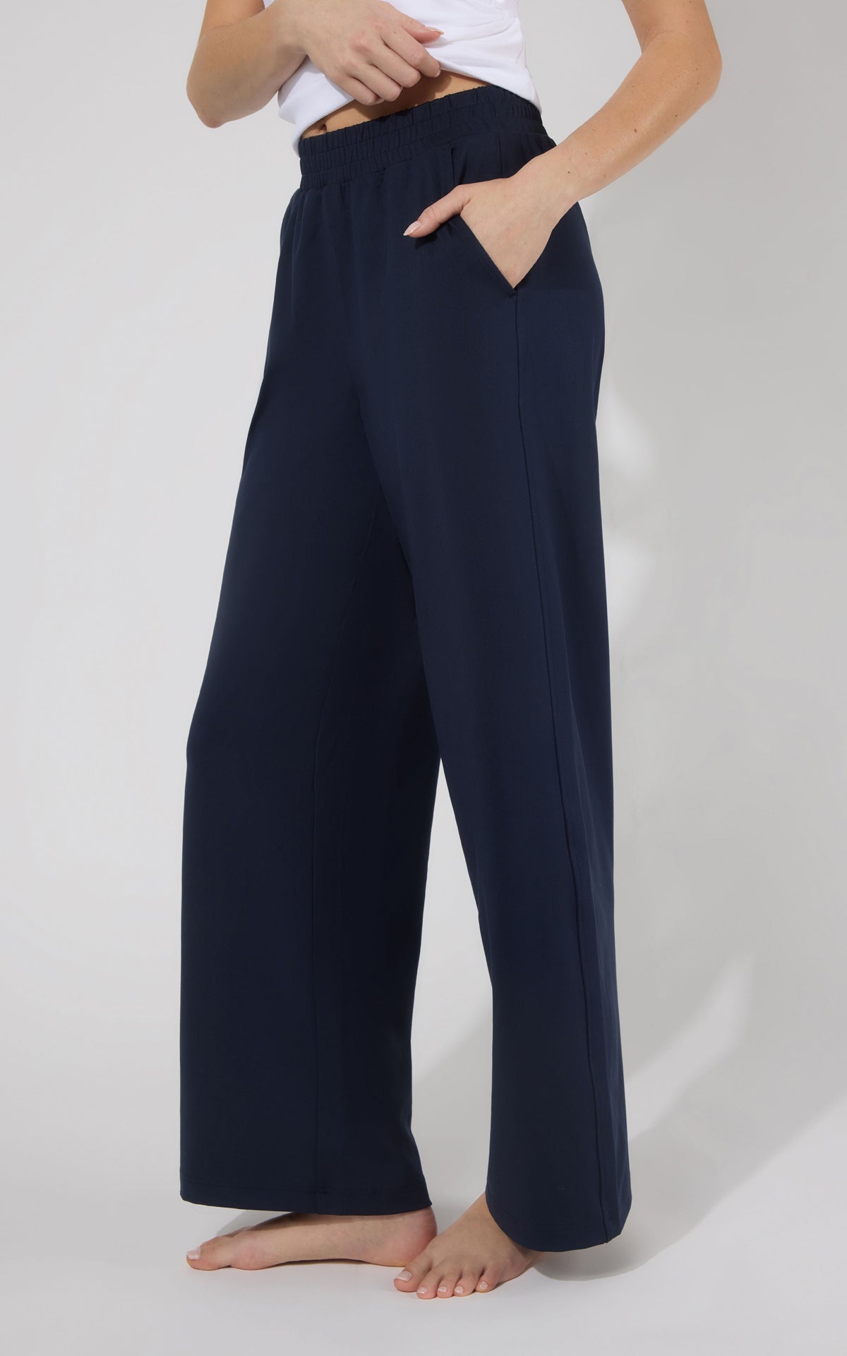 90 Degree by Reflex Lux Seoul Side Pocket Wide Leg Pant
