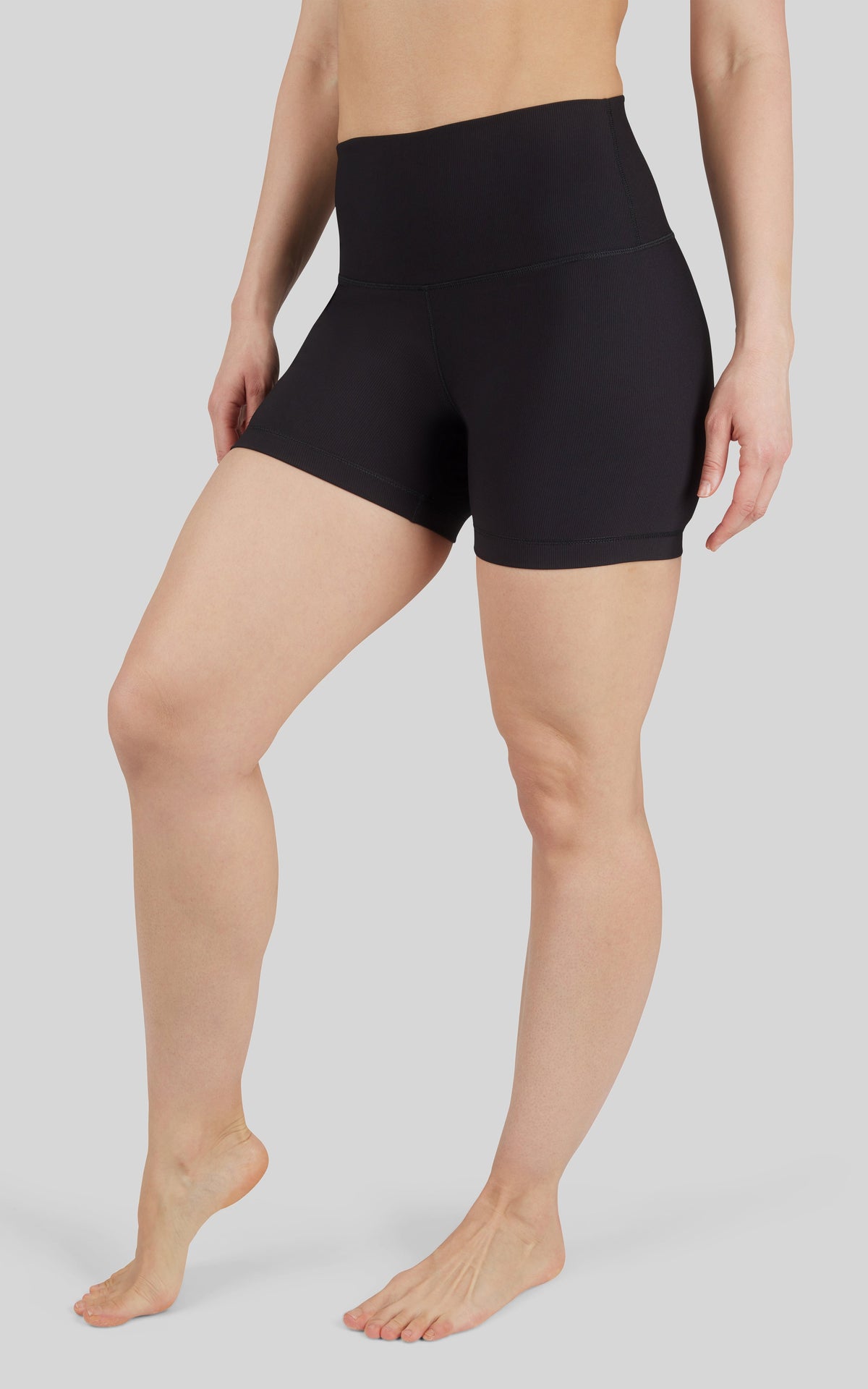 90 Degree by Reflex 2 PK 5" Ribbed Elastic Free Waisband Short