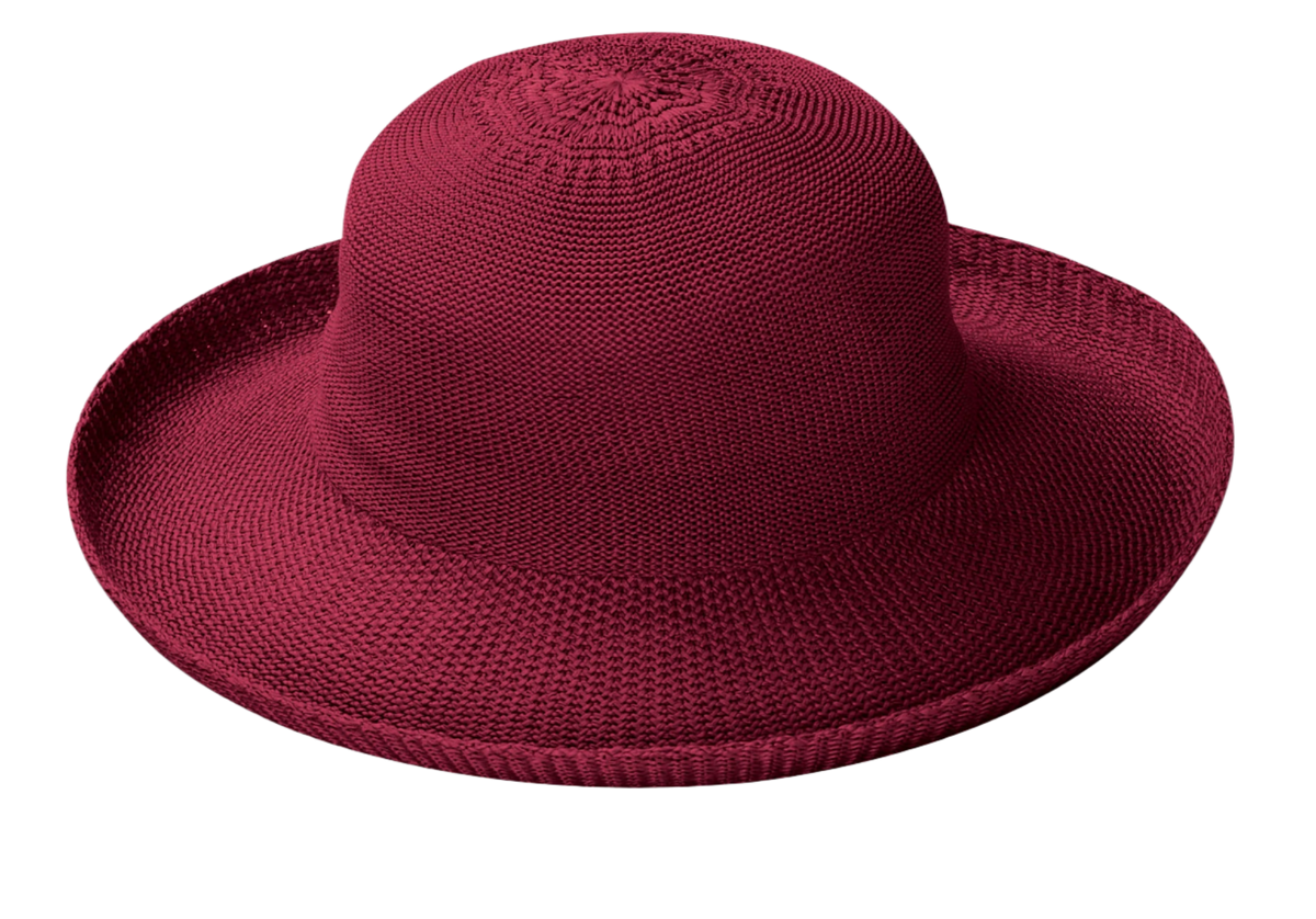 Wallaroo Victoria Packable Sun Hat - Cranberry