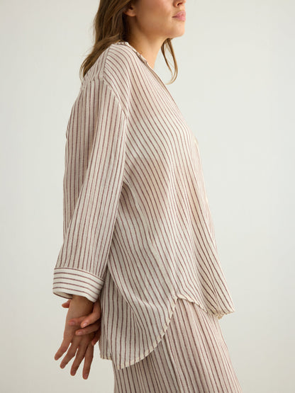 Voyage Set - Burgundy Stripes