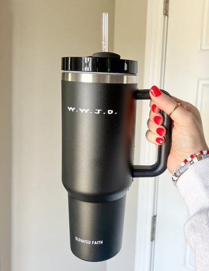 Elevated Faith WWJD 40 oz Tumbler