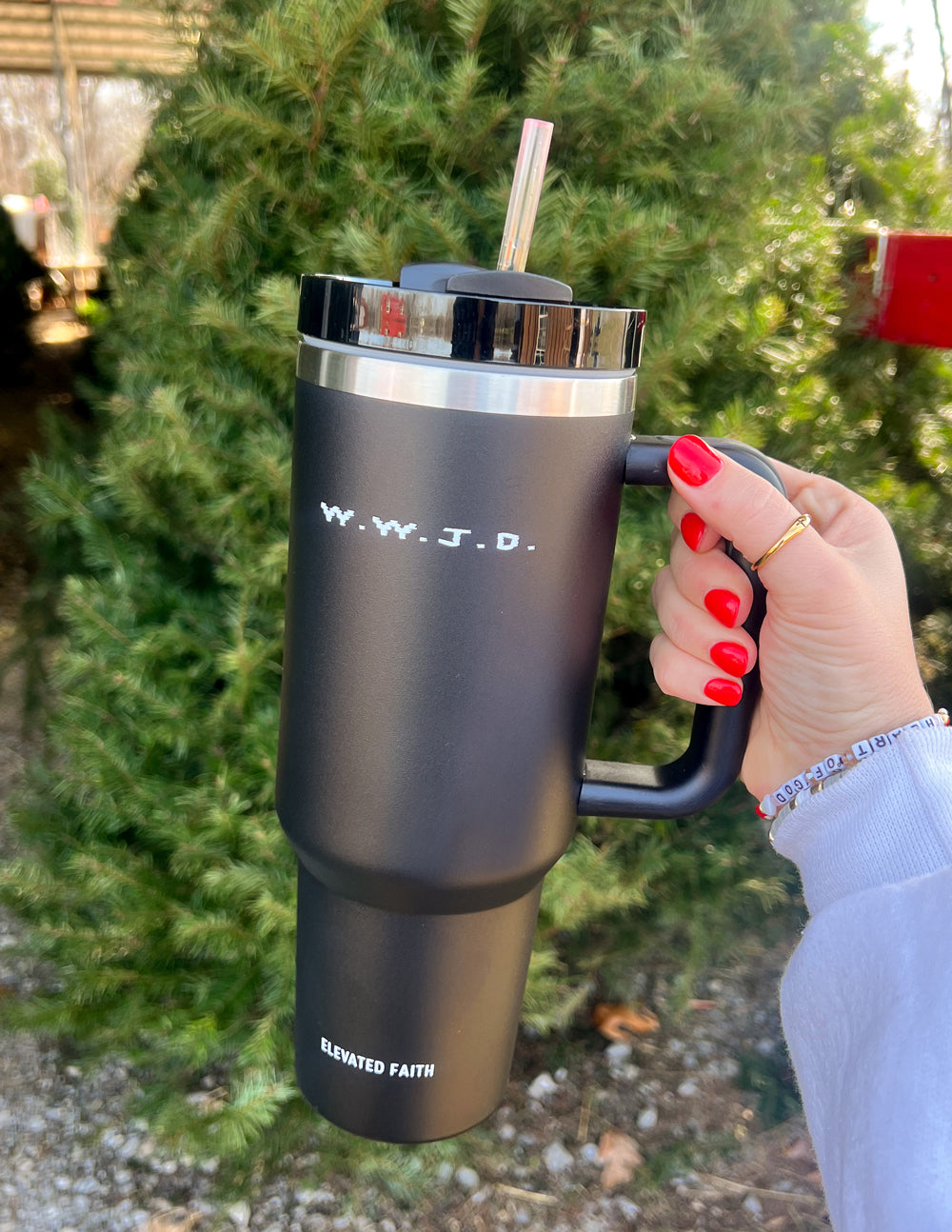Elevated Faith WWJD 40 oz Tumbler