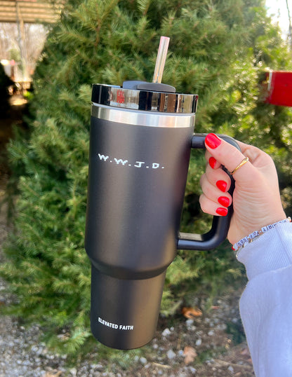 Elevated Faith WWJD 40 oz Tumbler