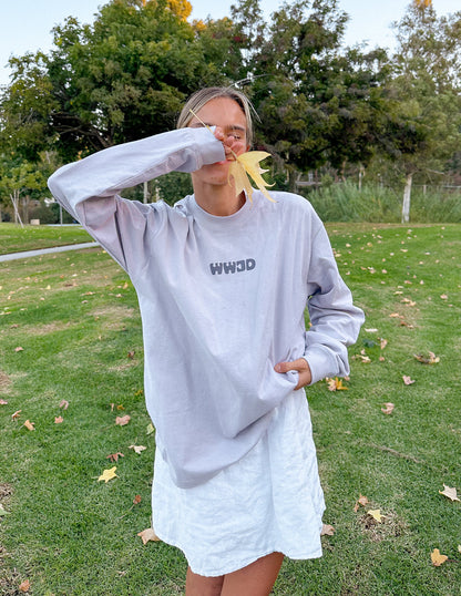 Elevated Faith WWJD Purple Unisex Tee