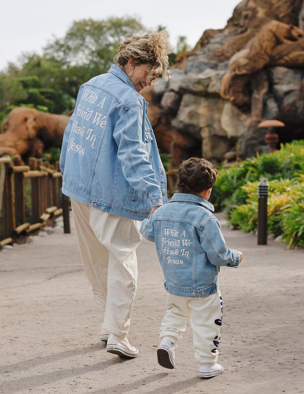 Elevated Faith What a Friend in Jesus Kids Denim Jacket