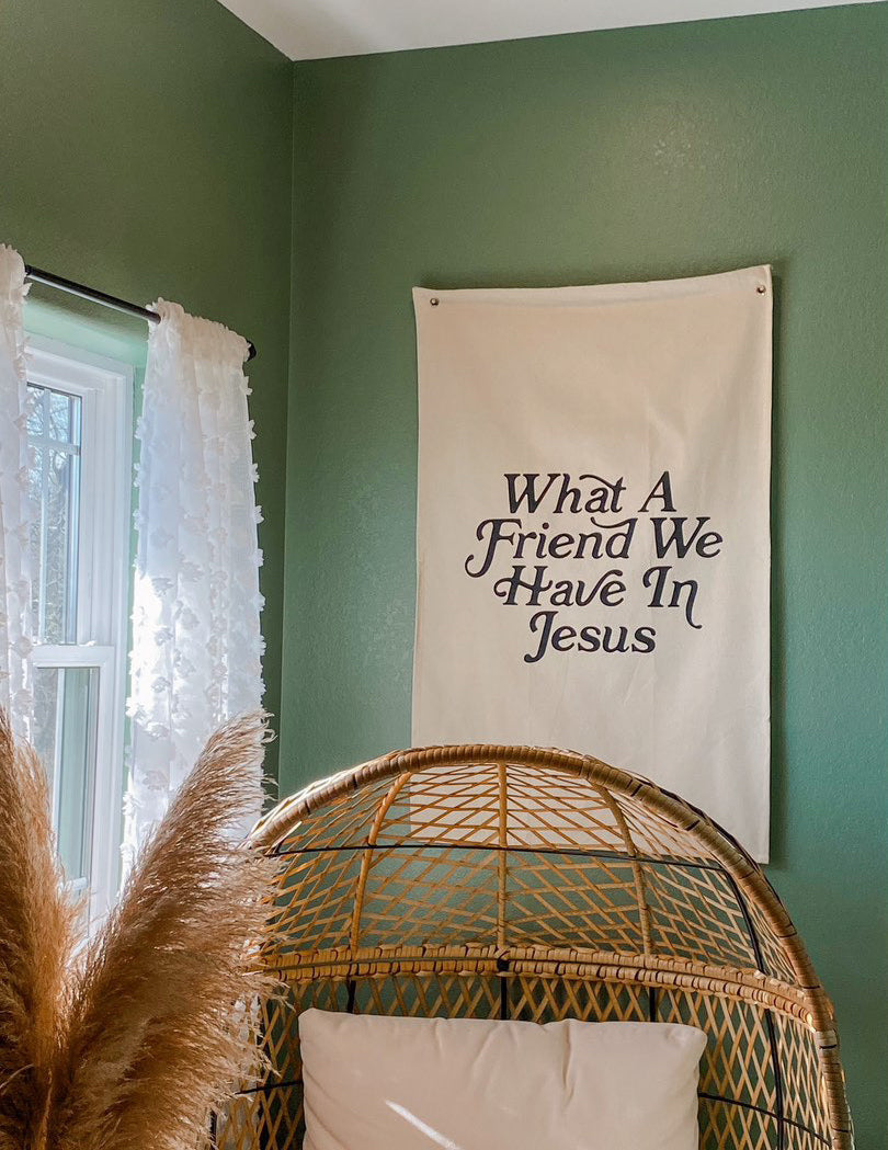 Elevated Faith What a Friend in Jesus Tapestry
