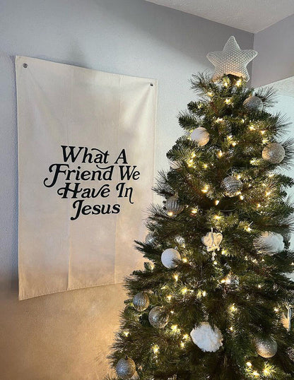 Elevated Faith What a Friend in Jesus Tapestry