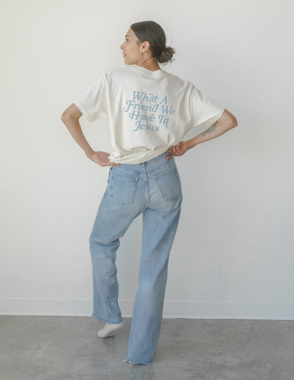 Elevated Faith What a Friend in Jesus Unisex Tee