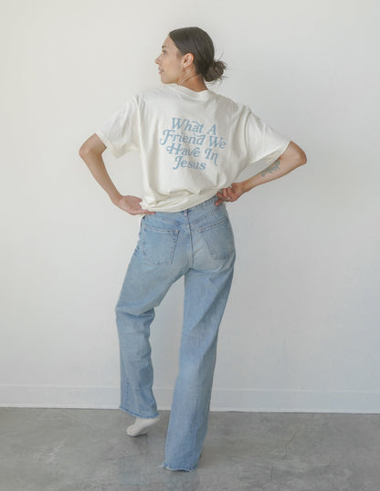 Elevated Faith What a Friend in Jesus Unisex Tee