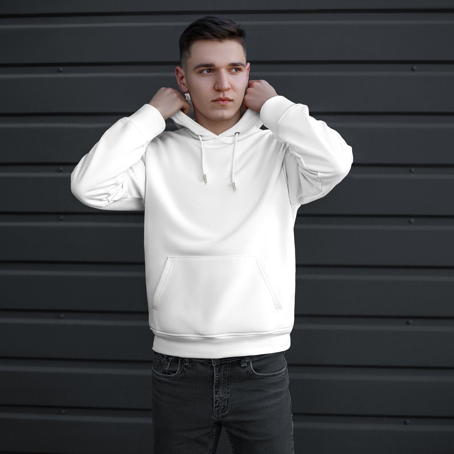 Elegant Comfort Men Casual Cotton Hoodie