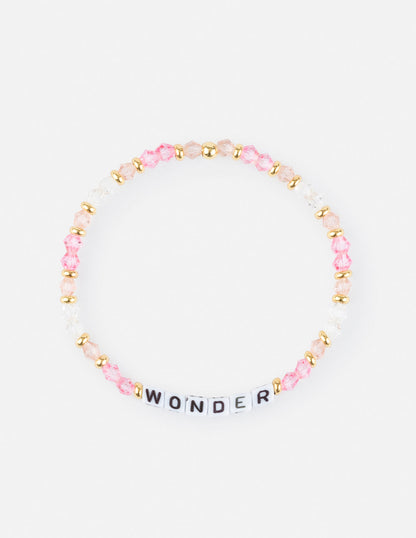 Elevated Faith Wonder Letter Bracelet