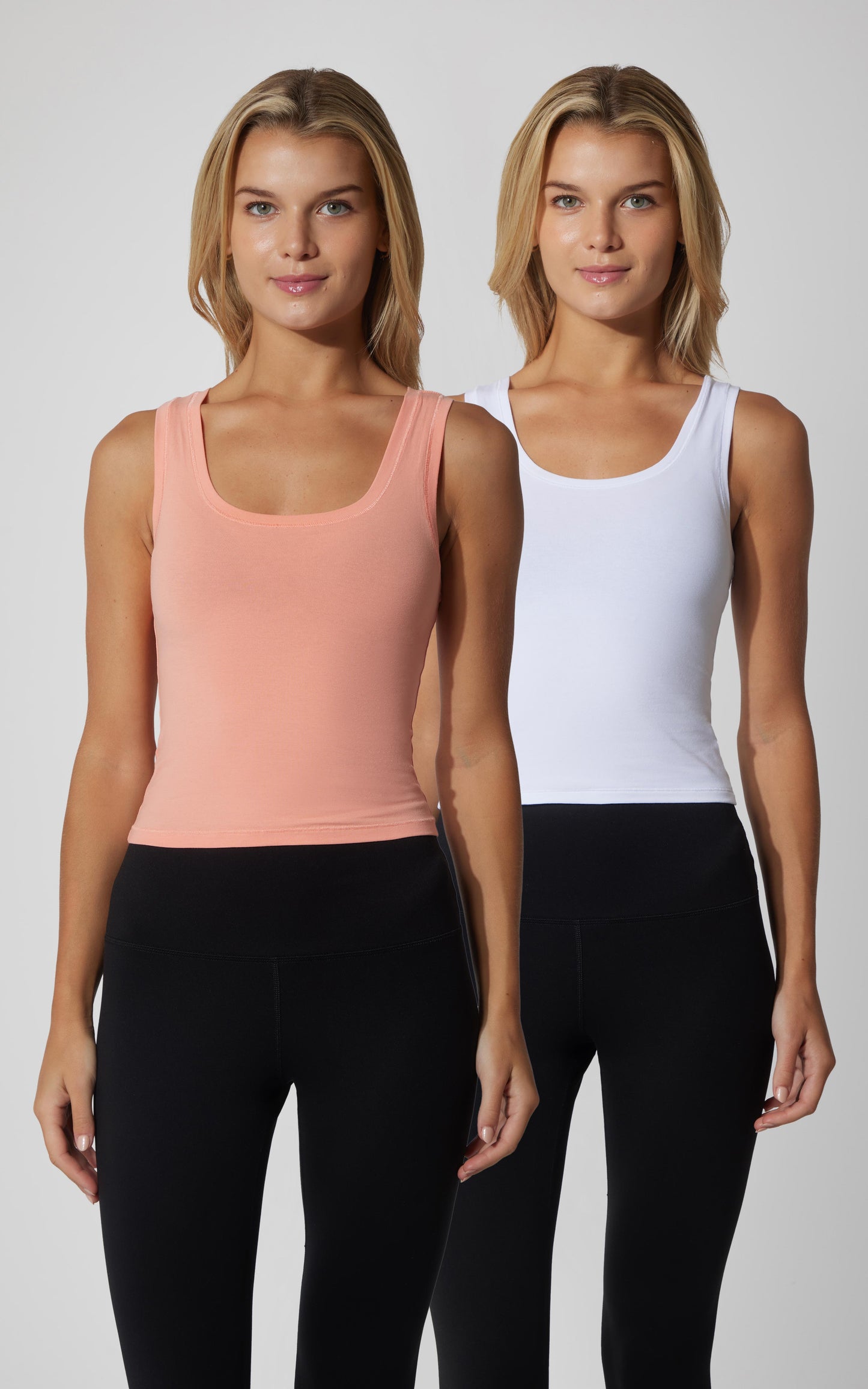 90 Degree by Reflex 2 Pack Airlite Cotton Pure Love Tank Top