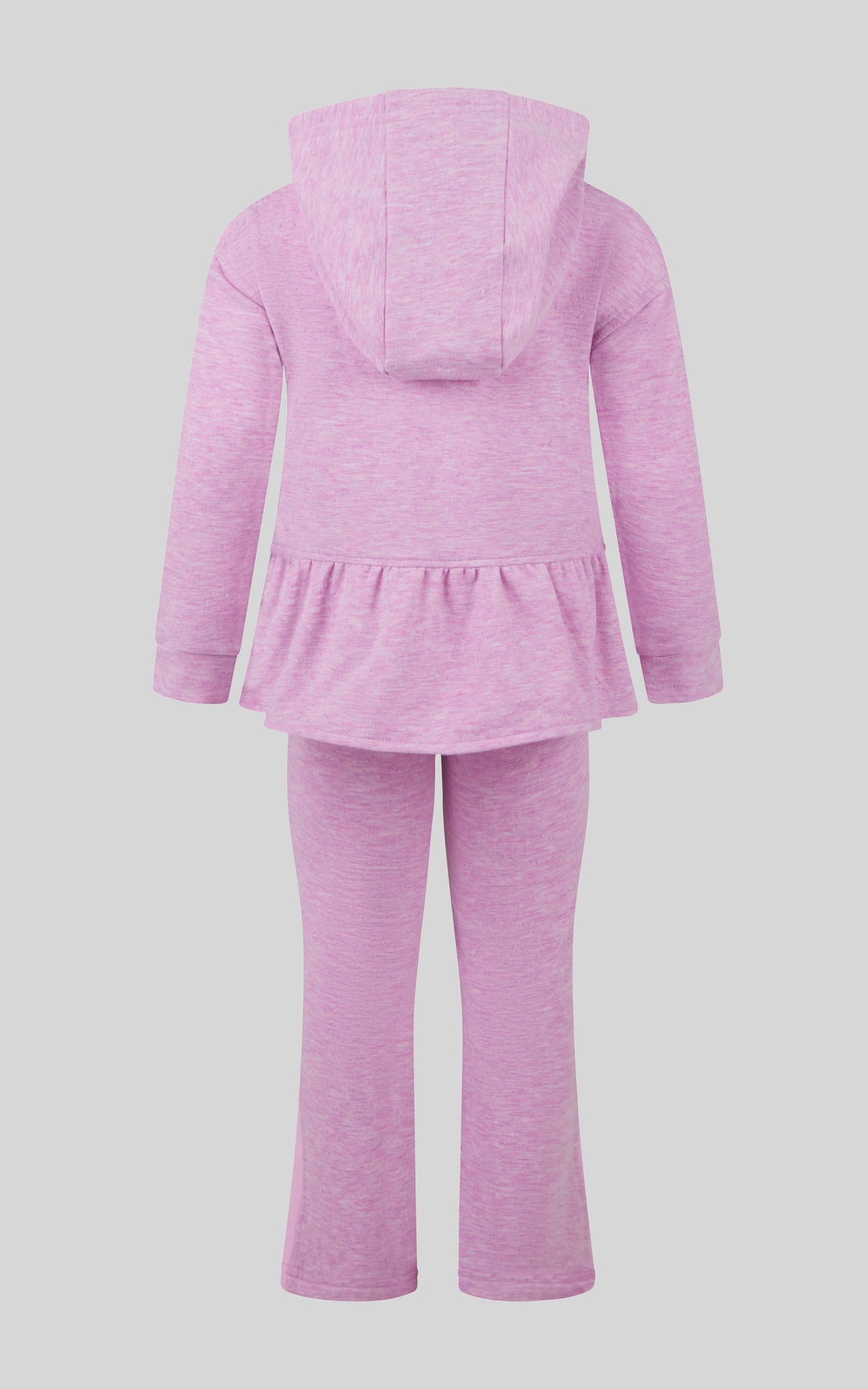 90 Degree by Reflex 4-6X 3 PC Girls Confetti Half Zip Pullover + Flared Pant + Coin Purse Set