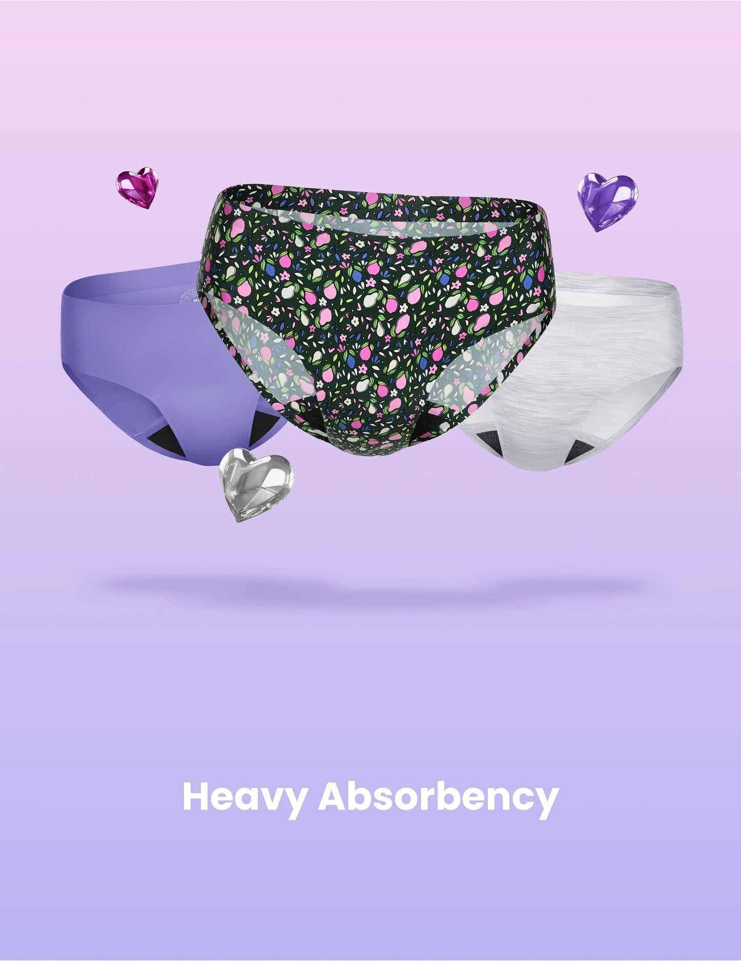 Teen Super Leakproof® No-Show Bikini 3-Pack - Last Call
