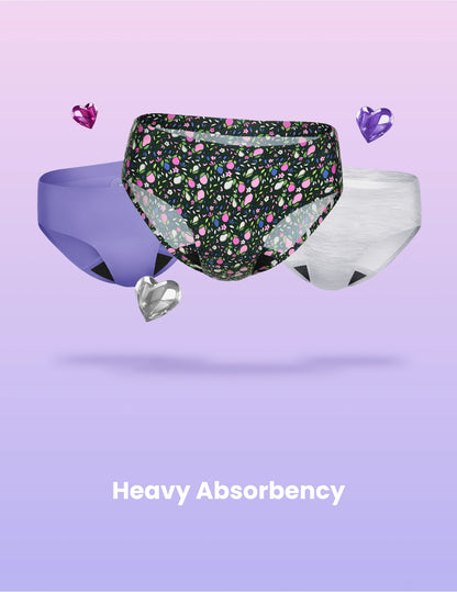 Teen Super Leakproof® No-Show Bikini 3-Pack - Last Call