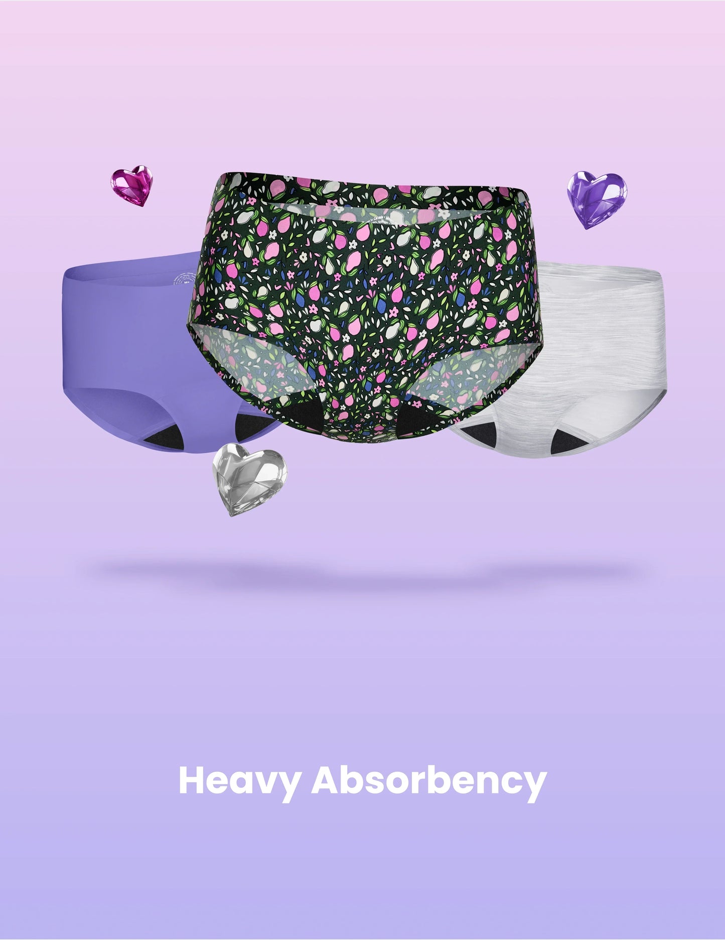 Teen Super Leakproof® No-Show Boyshort 3-Pack - Last Call