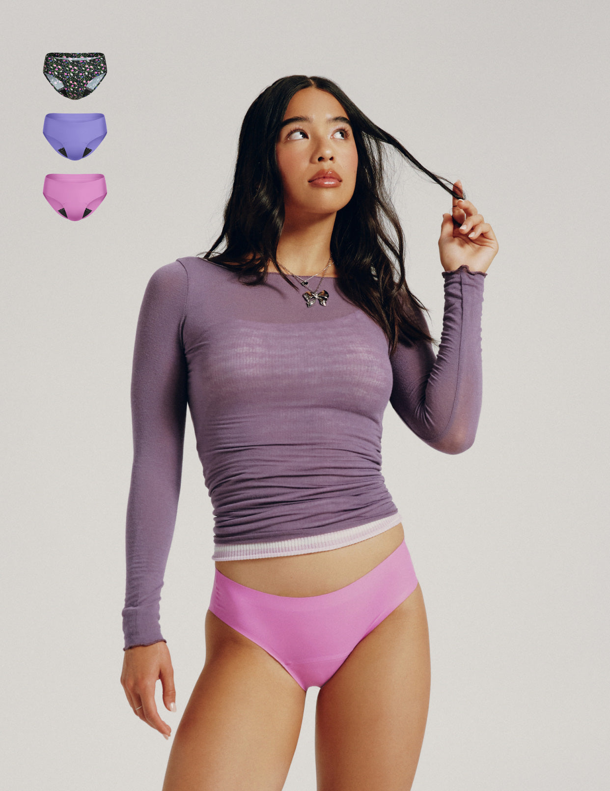 Teen Leakproof UltraThin No-Show Bikini 3-Pack - Last Call