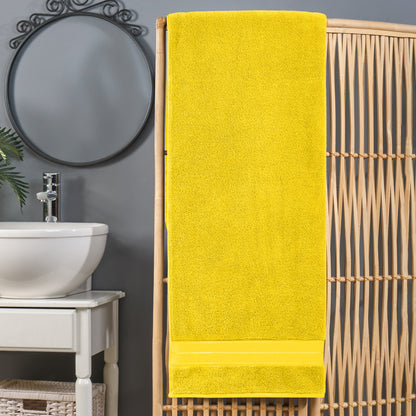 Elegant Comfort 1-Piece Premium Turkish Cotton Three Line Popcorn Oversized Bath Sheet Towel 40 x 80 Inch