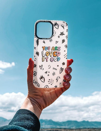 Elevated Faith White You Are Loved By God Phone Case