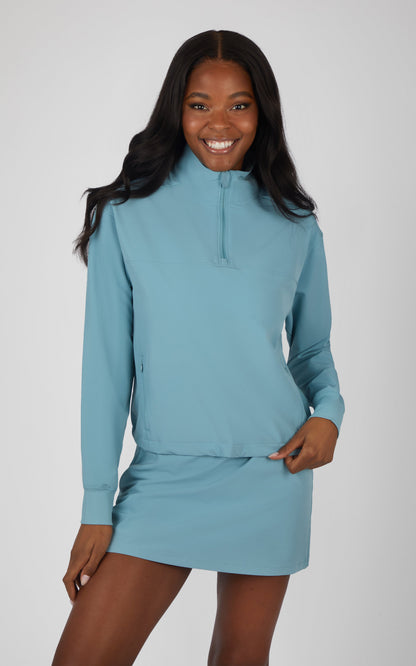 90 Degree by Reflex Citylite Half Zip Cinched Hem Jacket