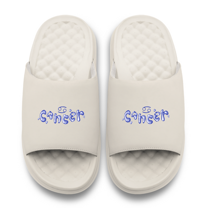 Cancer Zodiac Elements Motive Slide Sandals