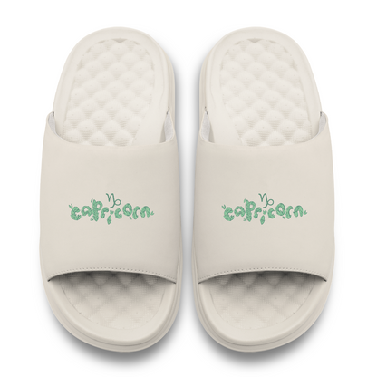 Capricorn Zodiac Elements Motive Slide Sandals