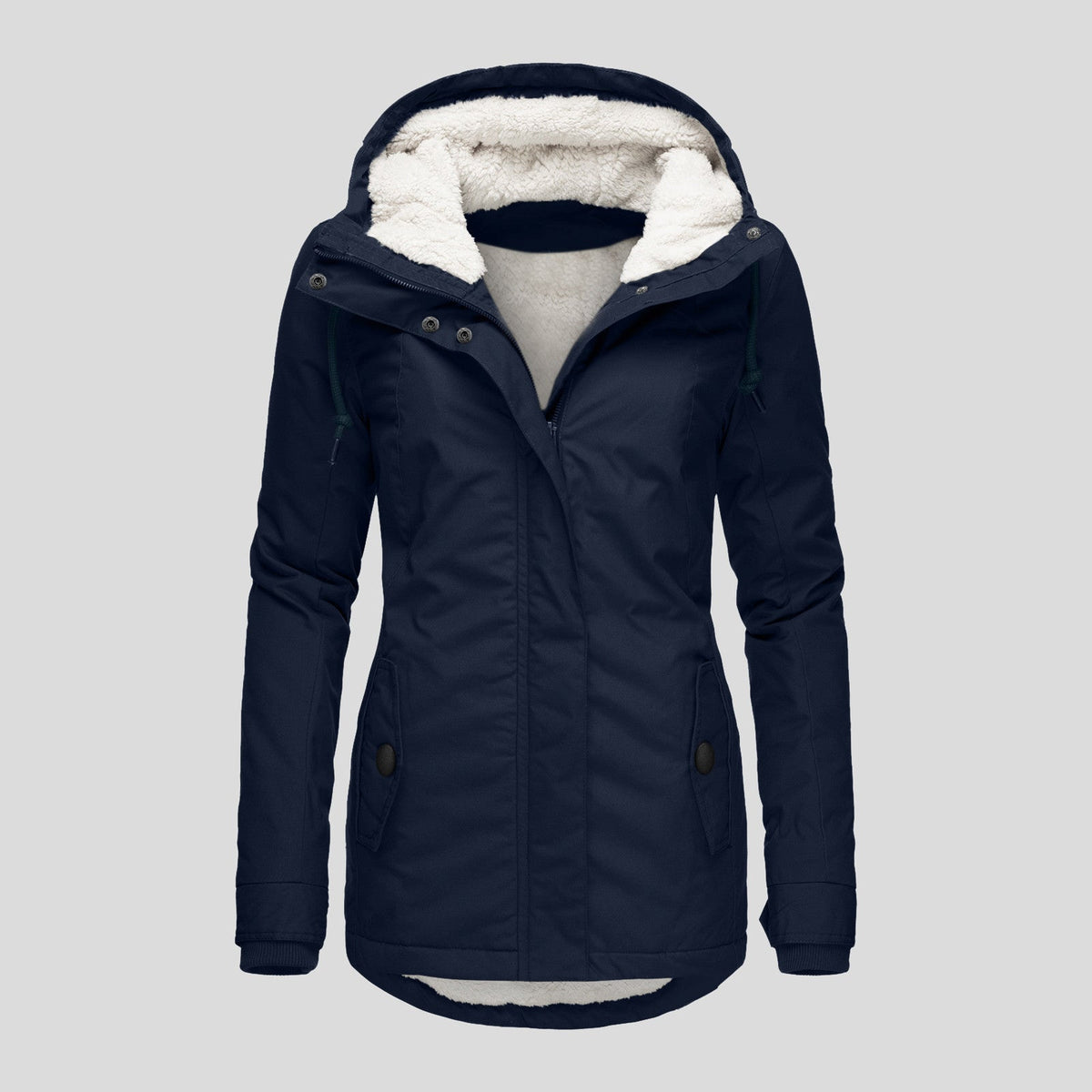 Women's Warm Hooded Fleece Jacket