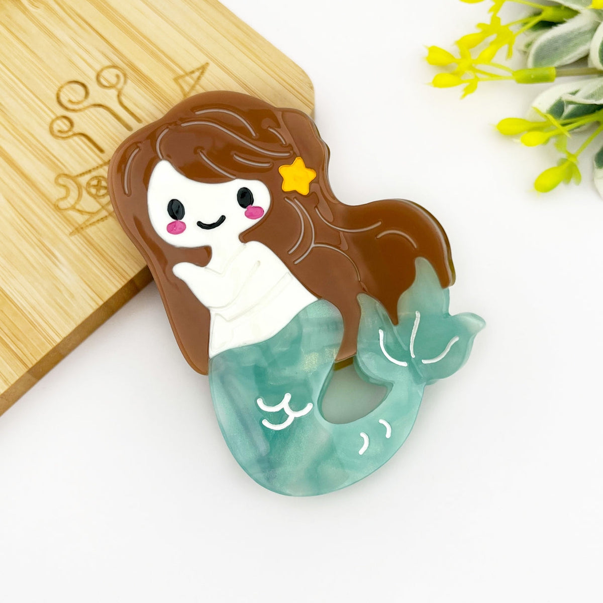 SSR Acetate Mermaid Hair Claw Clip