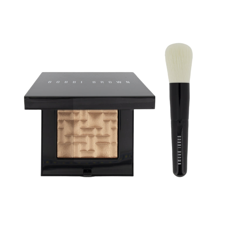 Bobbi Brown Highlighting Face Powder & Brush Set Bronze Glow
